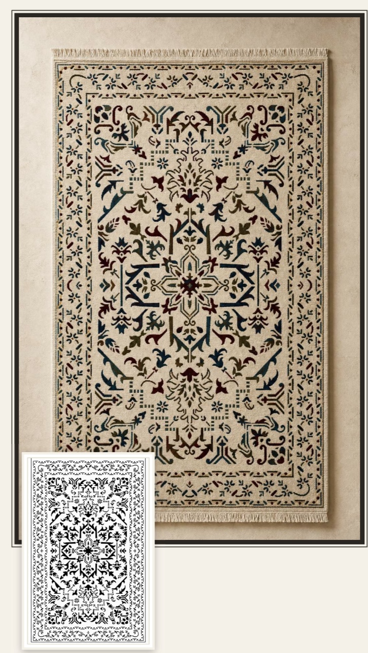 شابلون ستاره ی هندسی مرکزی