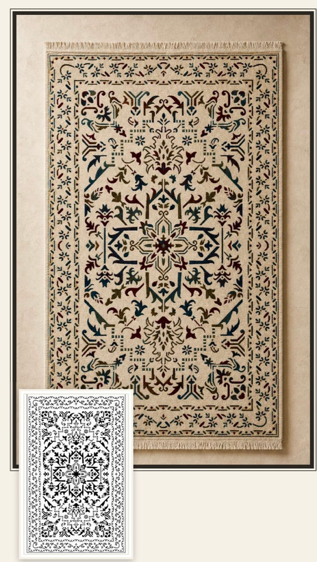 شابلون ستاره ی هندسی مرکزی